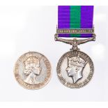 WW2 British GR VI General Service Medal with Palestine Clasp 1945-48 to 2740679 GDSM JA Tandy,