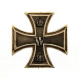 WW1 Imperial German Eisernes Kreuz 1. Klasse. Iron Cross 1st class 1914.