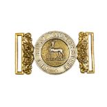 Victorian era British Army Belt Buckle for the Royal Warwickshire Regiment.