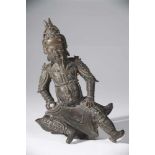 CHINESE WARRIORbronze,China, 16th century,H: 18 cm