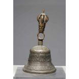 GHANTAbronze bell with copper handle,Tibet, 16th centuryH: 17 cmHandle is surmounted with half