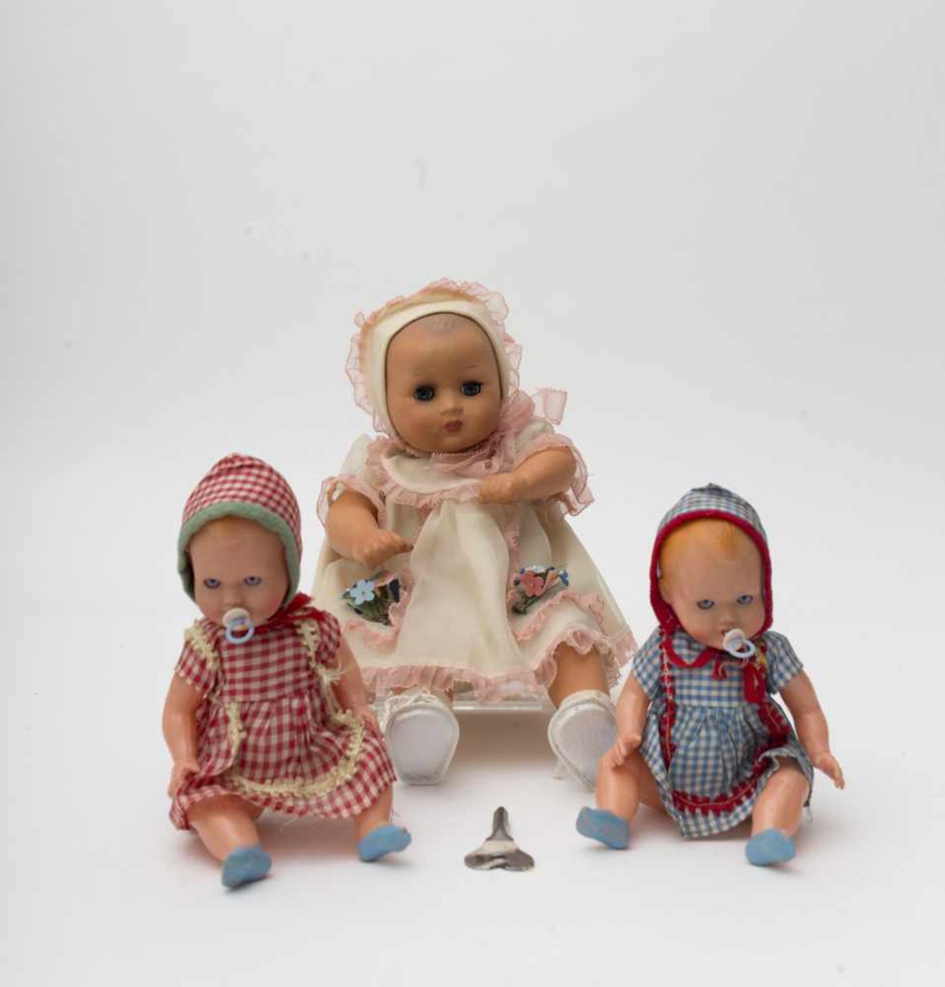 FURGA  Mechanical baby doll, with composition head and body, sleeping eyes, original outfit, 1935,