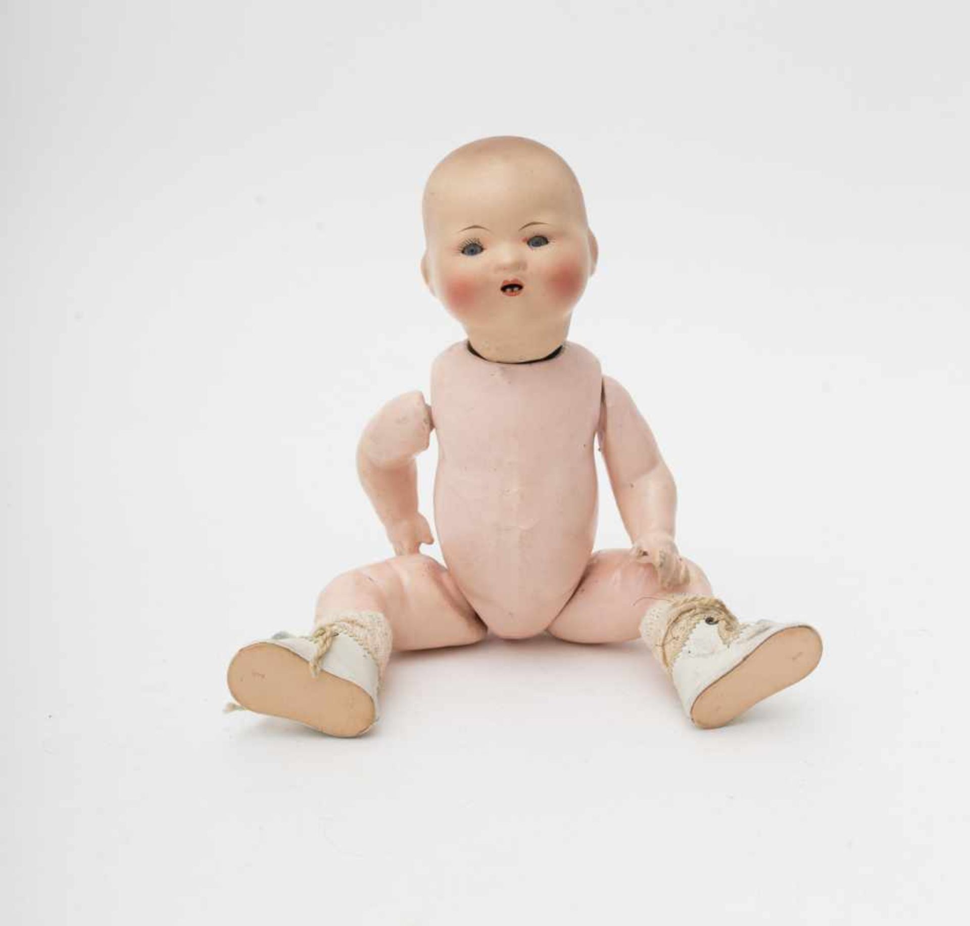 Small character baby doll With biscuit head, German make, H= 25cm.