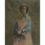 Marie Howet (1897-1984)Portrait of an elegant ladyOil on canvas, signed 'M. Howet 27-2-1936' at