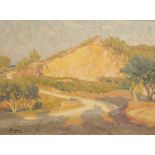 Ohannès Alhazian (1881-1958)LandscapeOil on canvas signed "Alhazian" at lower left. Ohannès Alhazian