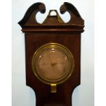 Rare 6 Inch Dial Mahogany Banjo Barometer, Of Small Size, Engraved To The Dial 'DOLLAND LONDON',