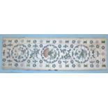 Antique Chinese Sleeve Silk Embroidered Panel Of Fine Quality Depicting Exotic Birds In Roundels