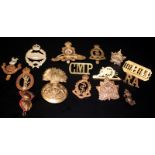 Military Interest, Collection Of Cap Badges To Include Tanks Fear Naught, Royal Artillery, Canada