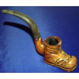 Novelty Smokers Pipe In The Form Of An Old Boot