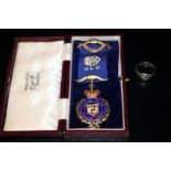 Masonic Interest RAOB Silver & Enamel Jewel Lord Middleton Lge 1405 Bro Fothergill 7-12-1910 Togethe