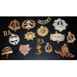 Military Interest, Collectian Of Cap Badges To Include Egypt Gloucestershire, Queens, Egypt Prince