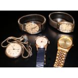 Collection Of Wristwatches, Comprising Sekonda Automatic, Solora & Accurist Manual Wind + A Quartz