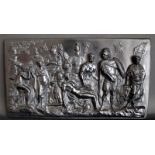 Chimneypiece Tablet, c1870 , Black Basalt High Relief