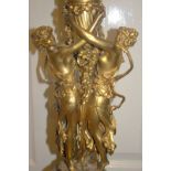 Monumental Christofle Gilt Bronze Standard, Neoclassical, urn form