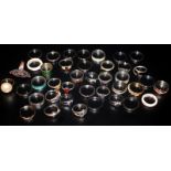 Collection Of 40 Dress Rings, All Different Designs, Colours, Some Stone Set And Enamelled
