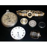 Collection Of Watch Movements To Included A Pocket Watch