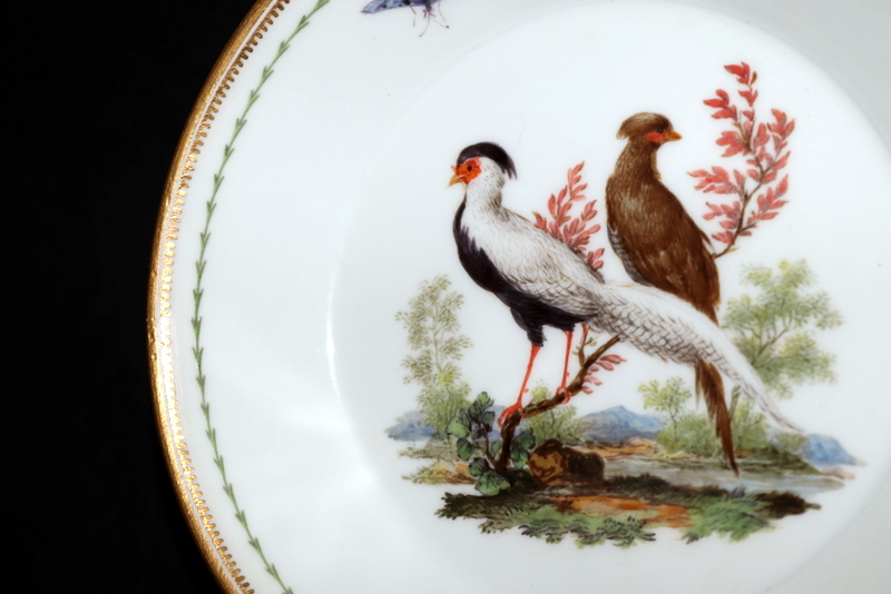 18thC Meissen Marcolini Period Coffee Can And Saucer, Painted With Various Birds And - Image 2 of 7