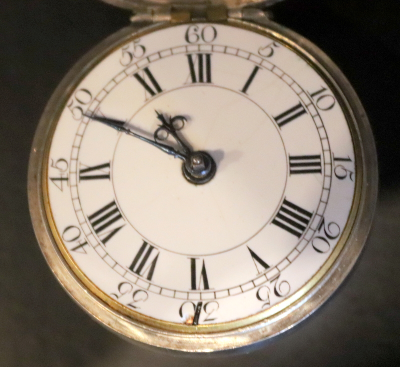 George III, Thomas Shilling, Silver Pair Cased Fusee Pocket Watch - Image 4 of 9