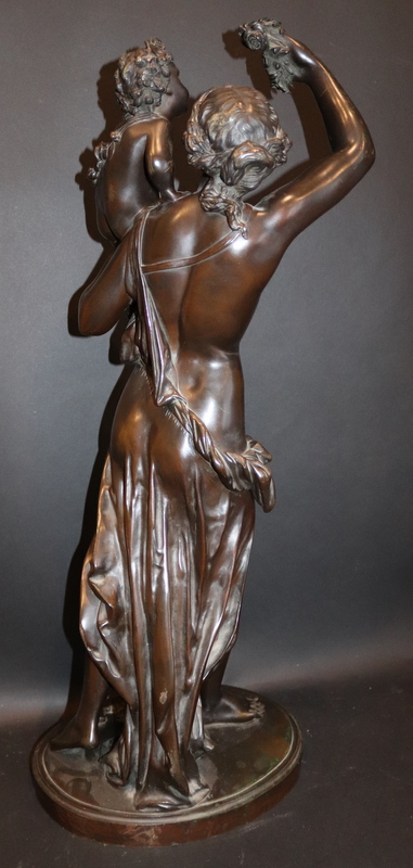 CLAUDE MICHEL CLODION 1738-1814 A large 19th Century patinated bronze of Venus - Image 7 of 8