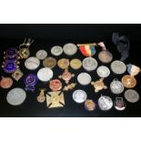 Mixed Lot Of Commemorative Medallions, Tokens Etc. To Include The Laying Of The