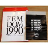 1990 Fem Dom Calendar By Bob Carlos Clarke. Together With A 1992 Martin