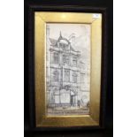 William Curtis Green RA 1875 - 1960. Original Pen & Ink Drawing Of A Shop Front