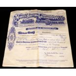 North British Locomotive Co Ltd, Certificate Of 'A' Preference Stock Dated April 1959