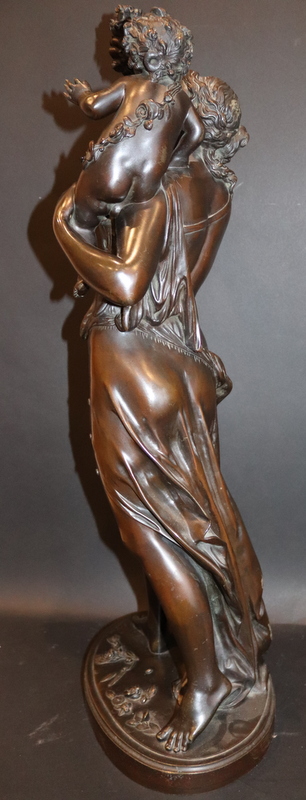 CLAUDE MICHEL CLODION 1738-1814 A large 19th Century patinated bronze of Venus - Image 6 of 8