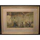 William Russell Flint: TheTale bearer, signed limited edition artist's colour print