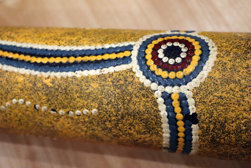 Aboriginal Didgeridoo, Decorated In Vibrant Colours With - Image 7 of 8