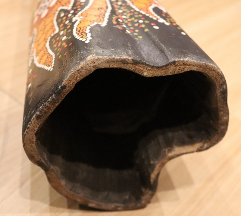 Large Aboriginal Didgeridoo, Decorated In Vibrant Colours - Image 6 of 6