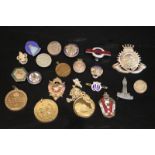 Mixed Lot To Include Pin Badges, Buttons, Cap Badge Etc. To Include Blood