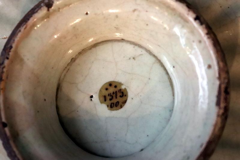 17thC Italian Majolica Footed Tazza, Collectors Label To Underside, Decorated - Image 5 of 5