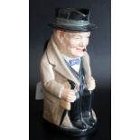 Royal Doulton Toby Jug, Winston Churchill Prime Minister Of Great Britain 1940, Large Size