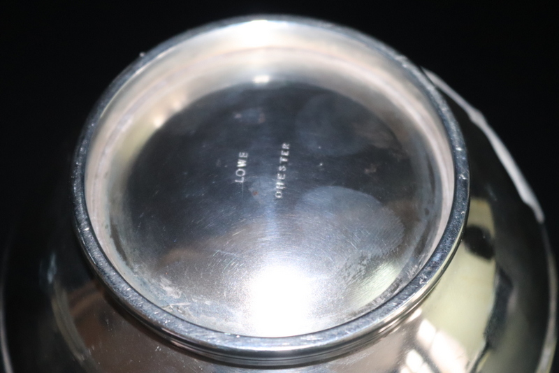 Solid Silver Bowl, Fully Hallmarked But Rubbed, Stamped LOWE CHESTER To Bottom - Image 3 of 3