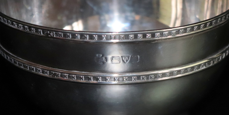 Solid Silver Bowl, Fully Hallmarked But Rubbed, Stamped LOWE CHESTER To Bottom - Image 2 of 3