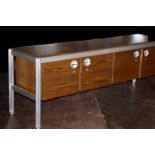 George Ciancimino&nbsp;Italian Designer, Fine quality Teak 4 Door Credenza