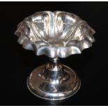 Small Silver Pedestal Bowl, Hallmarked (Rubbed), Height 7cm