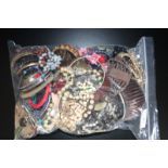 Bag Containing A Quantity Of Costume Jewellery