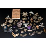 Military Interest, Mixed Lot To Include Badges, Uniform Pins,Etc