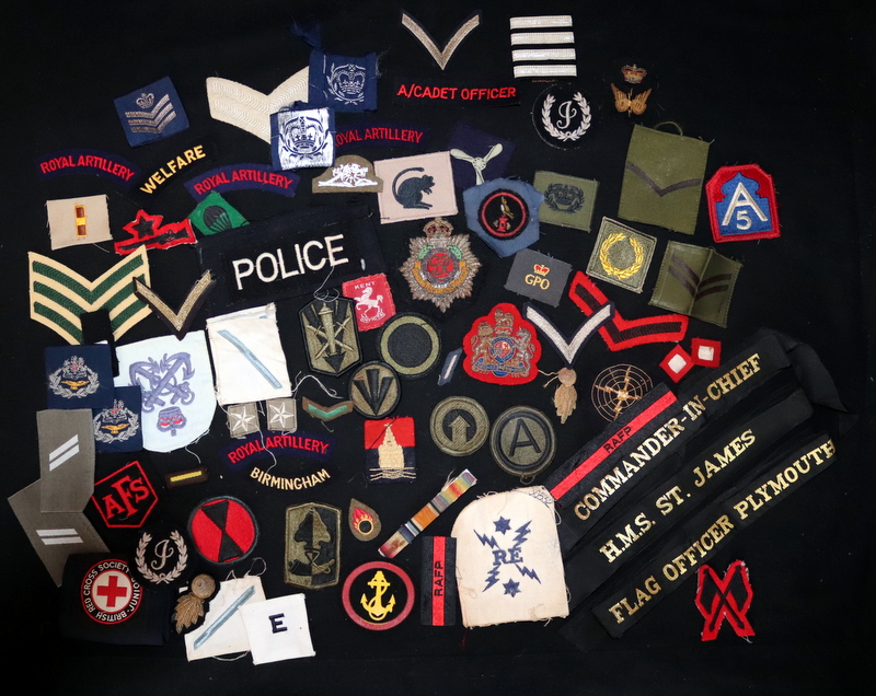 Military Interest, Collection Of Patches, To Include Army