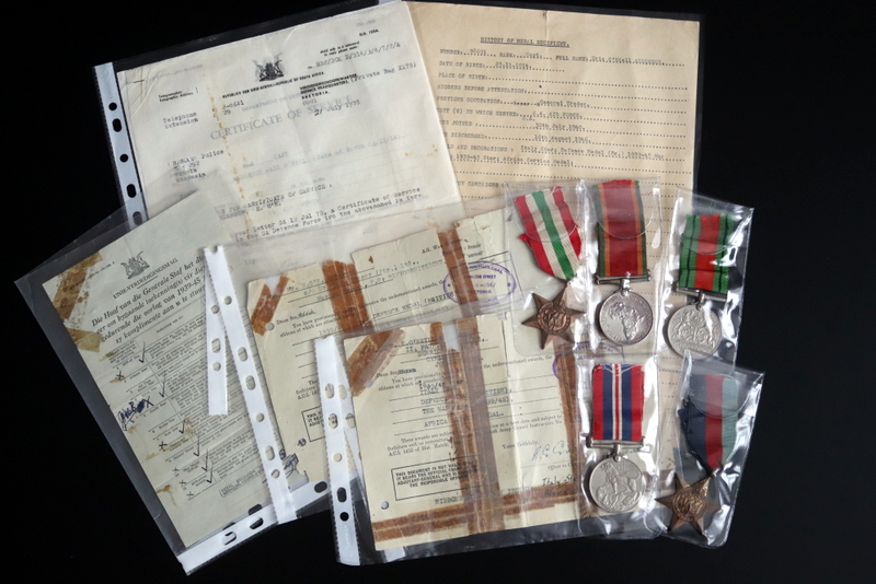 Military Interest, Collection Of Medals And Historical Paperwork Pertaining To Eric O'Neill Anderson - Image 2 of 3