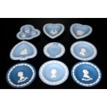 Collection Of Wedgewood Jasper Ware Trinket Dishes And Small