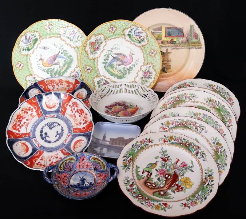 Collection Of Ceramic Plates; Comprising Royal Doulton Sam Weller