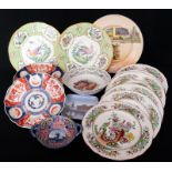 Collection Of Ceramic Plates; Comprising Royal Doulton Sam Weller