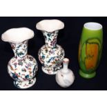 Mixed Collection Of Vases, To Include Pair Of Chintz Vases, Small