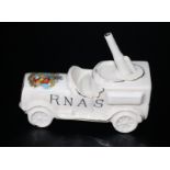 Carlton China WWI RNAS Model Of British Anti Aircraft Motor With