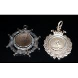 Two Silver Watch Fobs, Both Fully Hallmarked