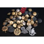 Military Interest, Collection Of Assorted Buttons And