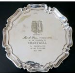 Atkin Brothers Sheffield EPNS Plate, Presented To Mr S Price For